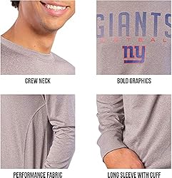 Ultra Game NFL Men's Active Lightweight Quick Dry