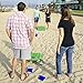 GoSports Portable PVC Framed Cornhole Toss Game Set with 8 Bean Bags and Travel Carrying Case - Choose Your Style