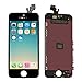 KAICEN iphone 5 lcd touch Screen Replacement LCD Display Digitizer Frame Assembly Full Set with Tools and Professional Glass Screen Protector For iPhone 5 Black 4.0 inches