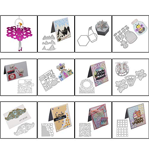 Shoresu Cutting Die,Metal Cutting Dies Cutting Stencil DIY Scrapbooking Embossing Paper Cards Home Decor - Ballet Girl