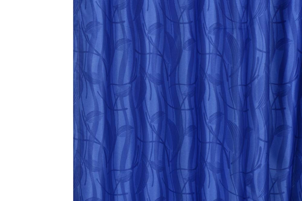 Cubicle Curtains Fire Retardant Thermal Insulated, Room Darkening Leaf Design Printed, Pencil Pleat (1 Panel) Window Curtains/Panels/Drapes 522677-203.07