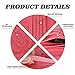 HerriaT Passport Holder Cover Case RFID Blocking Travel Wallet Card Case for Women Man(Pink)