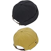 jerague Beanie Hat for Men Women Brimless Cuffed Hat Skullcap Watch Cap Adjustable