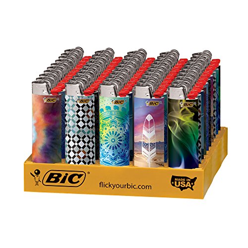 BIC Special Edition Bohemian Series Lighters, 50-Count Tray