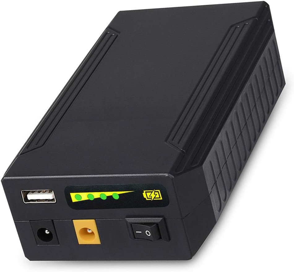 TalentCell Rechargeable 12V/11000mAh 9V/14500mAh 5V/26400mAh DC Output Lithium ion Battery Pack for LED Strip and CCTV Camera, Portable Li-ion Power Bank with AC/DC Charger, Black: Camera & Photo