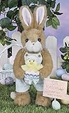 Bearington Petey & Peeps Stuffed Animal Dressed Bunny Rabbit with Chick 14