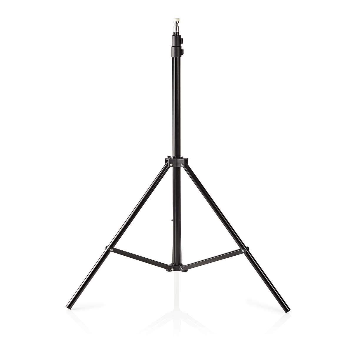 Nedis - Photo Studio Light Stand - 200cm - Centre Pin - Black