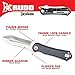 Krudo Knives DRASTIK Folding EDC Knife with Gladius-Style Blade, Carbon Fiber Handle Inlay, Ceramic Ball Bearings, Thumb Wedge and Finger Lever for Pocket Deployment - Tactical Pocket Knife with Style