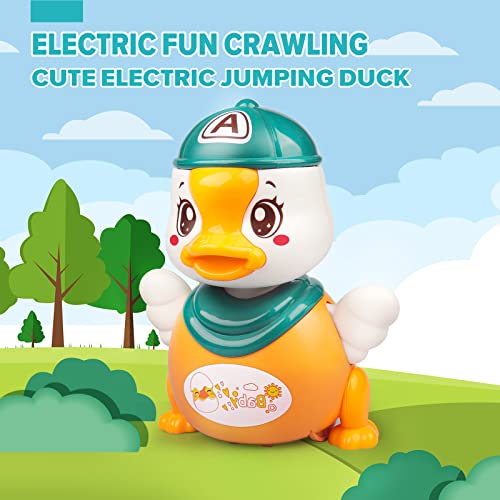 LOKFEHRE Musical Duck Toy,Baby Preschool Educational Learning Toy with