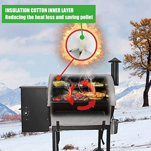 Hisencn Grill Thermal Insulation Blanket for Traeger Pro 575, Pro 22