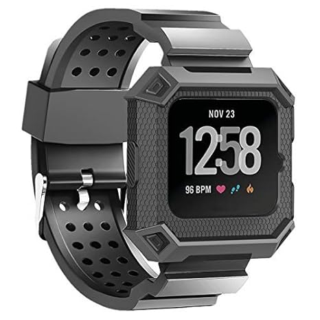 JIELIELE Fitbit Versa Reemplazo SmartWatch Band Correa de ...