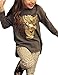 Kidlove Leopard Head Print T-shirt Skinny Legging Pants Girls Clothes Set Outfit