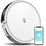yeedi k650 Robot Vacuum,2000Pa Wi-Fi Robotic Vacuum Cleaner with XXL-Size 800ml Dustbin,130-min Runtime,Compatible with Alexa