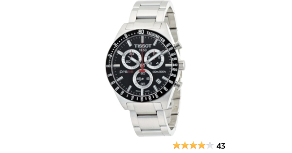 Amazon.com: Tissot Men's T0444172105100 PRS 516 Black Chronograph Dial  Watch : Clothing, Shoes \u0026 Jewelry