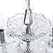 Ridgeyard Clear 10 Lights Modern Luxurious K9 Crystal Chandelier Candle Pendant Lamp Ceiling Living Room Lighting for Dining Bedroom Hallway Entryway Idea Decoration (Clear)