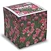 EARTHCUBE (Tulips Design) Blank White 3.5 Inch Note Cube (Not Sticky) Made in USA (Paper US or CAN) 100% Recycled 700 Tear-Off Pages (Not Loose)