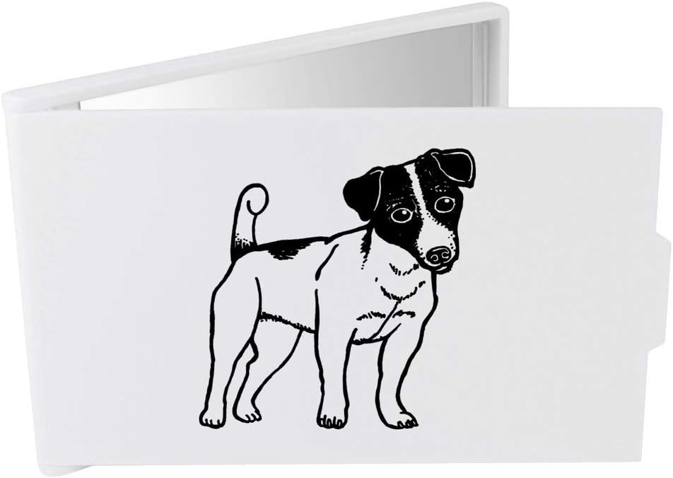 Azeeda 'Jack Russell Dog' Compact / Travel / Pocket Makeup Mirror (CM00014888)