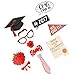 Tinksky Graduation Party Phtoto Booth Props 2017 Graduation Party Decorations Attached to the Stick, pack of 30
