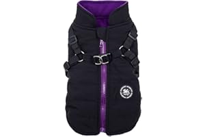 Norbi Dog Coat, Dog Winter Coat with Harness Built in, Dog Jacket Adjustable Warm Dog Coats for Small Medium Large Dogs Dog Cold Weather Coats