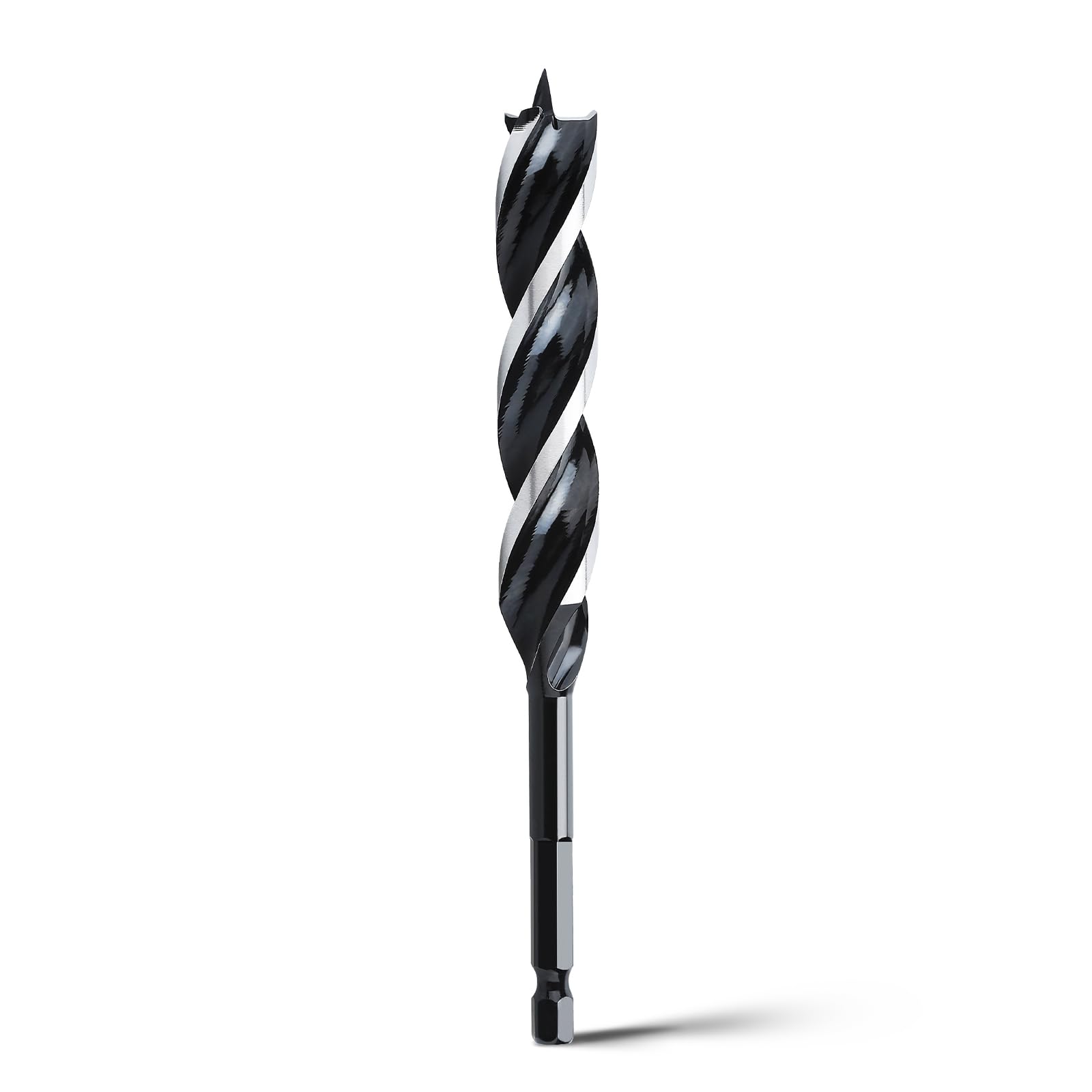 Photo 1 of 5/8" x 6" Auger Drill Bit for Wood,1/4" Quick Change Hex Shank Tri Flute Wood Drill Bit for Soft and Hard Wood,Plastic,Drywall and Composite Materials