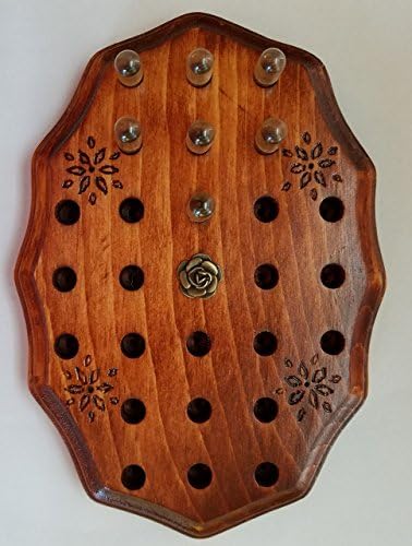 Capsule holder board for filling empty gelatin capsules. Essential oils, supplements, vitamins, therapeutic, aromatherapy.