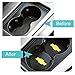 monochef Auto Sport 2.75 Inch Diameter Oval Tough Car Logo Vehicle Travel Auto Cup Holder Insert Coaster Can 2 Pcs Pack (Fit Chevrolet)