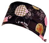Mens And Womens Medical Scrub Cap - Xmas Bulbs On