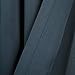 Best Home Fashion Basic Thermal Insulated Blackout Curtains - Back Tab/Rod Pocket - Navy - 52