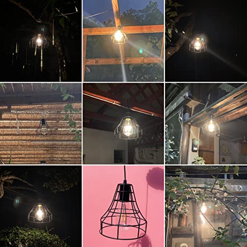 GOSUNWEY Solar Pendant Lights Outdoor Indoor, Solar Ceiling Lights for Shed Lights Solar Powered with Remote Control,Solar Indoor Lights for Chicken Coop Porch Garage Greenhouse Patio Barn Storage