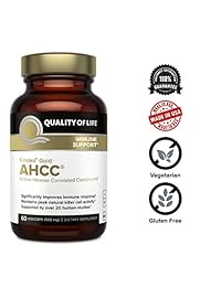 Calidad de Vida Kinoko Oro Ahcc, 500 mg – 60 cápsulas