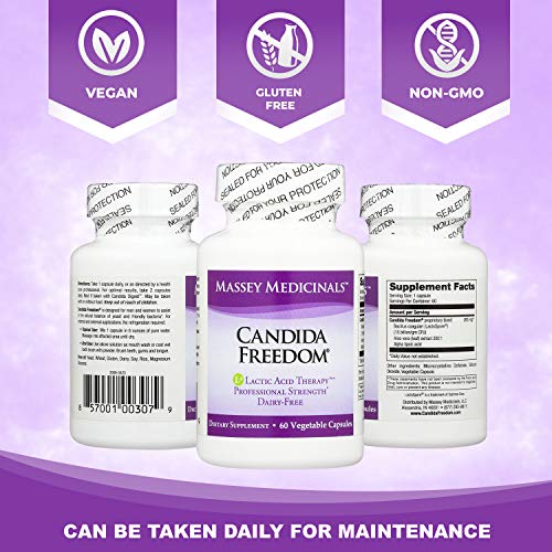 Massey Medicinals Candida Freedom Yeast Overgrowth Digestive Cleanse