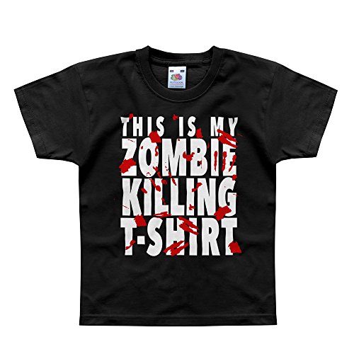 Nutees This Is My Zombie Killing TShirt Unisex Kids T Shirts Ages 1-14 Years