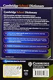 Image de Cambridge School Dictionary Camb School Dictionary w CD-ROM