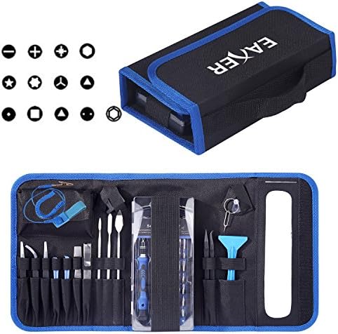 Eaxer 86 in 1 Electronic Repair Tool Kit, Precision Magnetic Screwdriver Set with Magnetic Mat, Magnetizing and Demagnetizing Tool for Cellphone/Tablet/Computer/Macbook