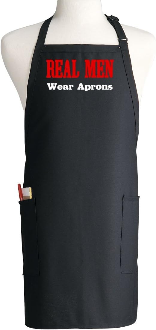 Real Men Wear Aprons Barbecue Gifts For Men Amazon.co.uk Kitchen & Home