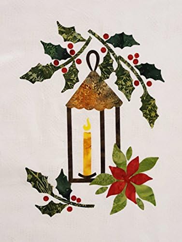 Edyta Sitar Seasonal Silhouettes Fused Pre-cut Quilt Block December
