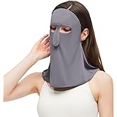 Neck Gaiter Face Mask Sun Protection Balaclava Bandanas Full Face Scarf Covering UPF50+ Sunscreen Mask With Ear Loops