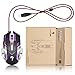 Gaming Mouse 3200 DPI Wired Programmable 5 Buttons Optical Ansot X5 Mice with Colorful Breathing LED