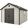 Lifetime 6433 Outdoor Storage Shed with Windows, 11 by 11 Feet