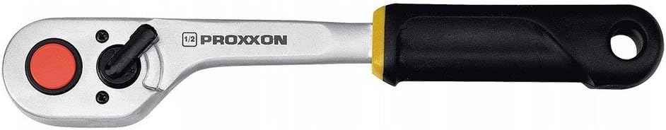 Proxxon 23334 Baton Ratchet with 52 Teeth, 0 V, Silver/Black, 1/2-Inch