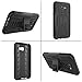 Samsung Galaxy A7 2017 Case Remex Military Tires Leather And Kickstand with Shockproof and Anti-Scratch and Non-Slip Case For Samsung Galaxy A7 2017 (Black)