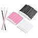 KEDSUM 300pcs Disposable Lipstick Wands Lip Gloss Applicators Makeup Brushes Tool Kits