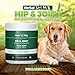 Herbal Vet Glucosamine for Dogs - Certified Organic Hip & Joint Powder Supplement for Dogs & Cats Infused with Hemp Oil Extract - Relieve Joint Pain The Easy Way - 100% All Organic Ingredients(10OZ)