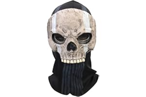 WANDAMAGA Ghost Mask Skull Full Face Mask for War Game Outdoor Sport