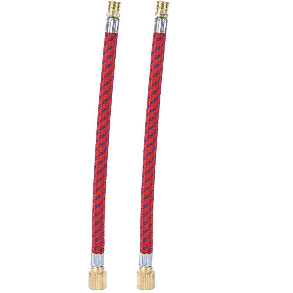 2 Pcs Bike Pump Extension Tube, Inflatable Pump Extension Tube Cycling Pump Pipe Outdoor Bicycle Pumping, Inflatable Pump Extension Tube(copper)