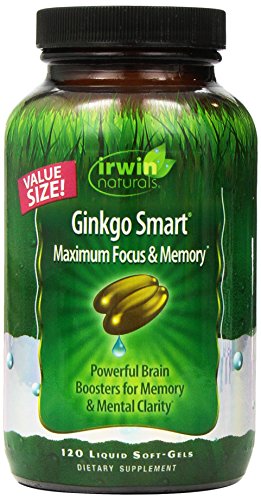 UPC 710363578268, Irwin Naturals Ginkgo Smart Economy Diet Supplement, 120 Count