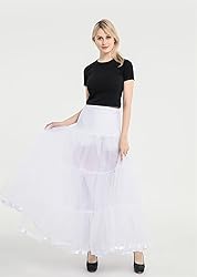 WOWBRIDAL Women's Ankle Length Petticoats Wedding