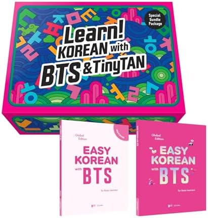アイドル Learn!KOREAN with TinyTAN Learn Korean With TinyTAN Book Package (English and Korean Edition