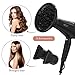 ABODY 1875W Negative ions Powerful Hair Dryer, Professional Ionic Blow Dryer with Concentrators & Diffuser for Home and Salon Styling 2 Speed 3 Heat Settings Black