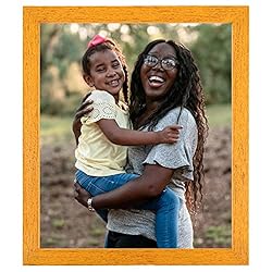 ArtToFrames 14x35 inch Gold Rustic Barnwood Wood